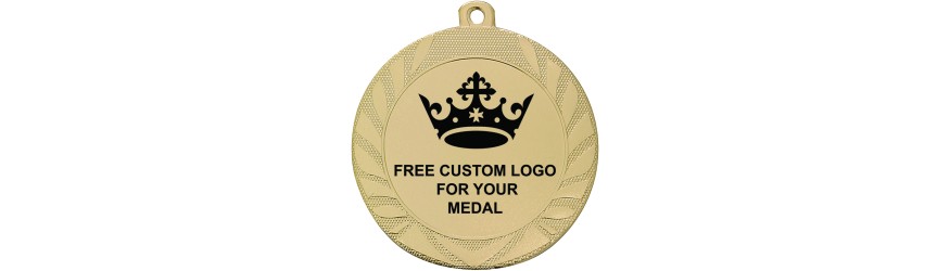 70MM IRON CUSTOM CENTRE MEDAL - GOLD, SILVER OR BRONZE 70MM IRON CUSTOM CENTRE MEDAL - GOLD, SILVER OR BRONZE